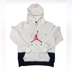 Nike Air Jordan chicago theme Hoodie Men’s XL White, Black , & Red Sweatshirt